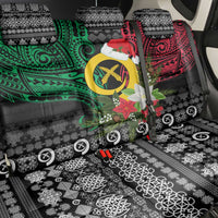 Vanuatu Pig's Tusk Meri Krismas! Back Car Seat Cover Vanuatuan Ancient Art Spirit LT9 - Polynesian Pride
