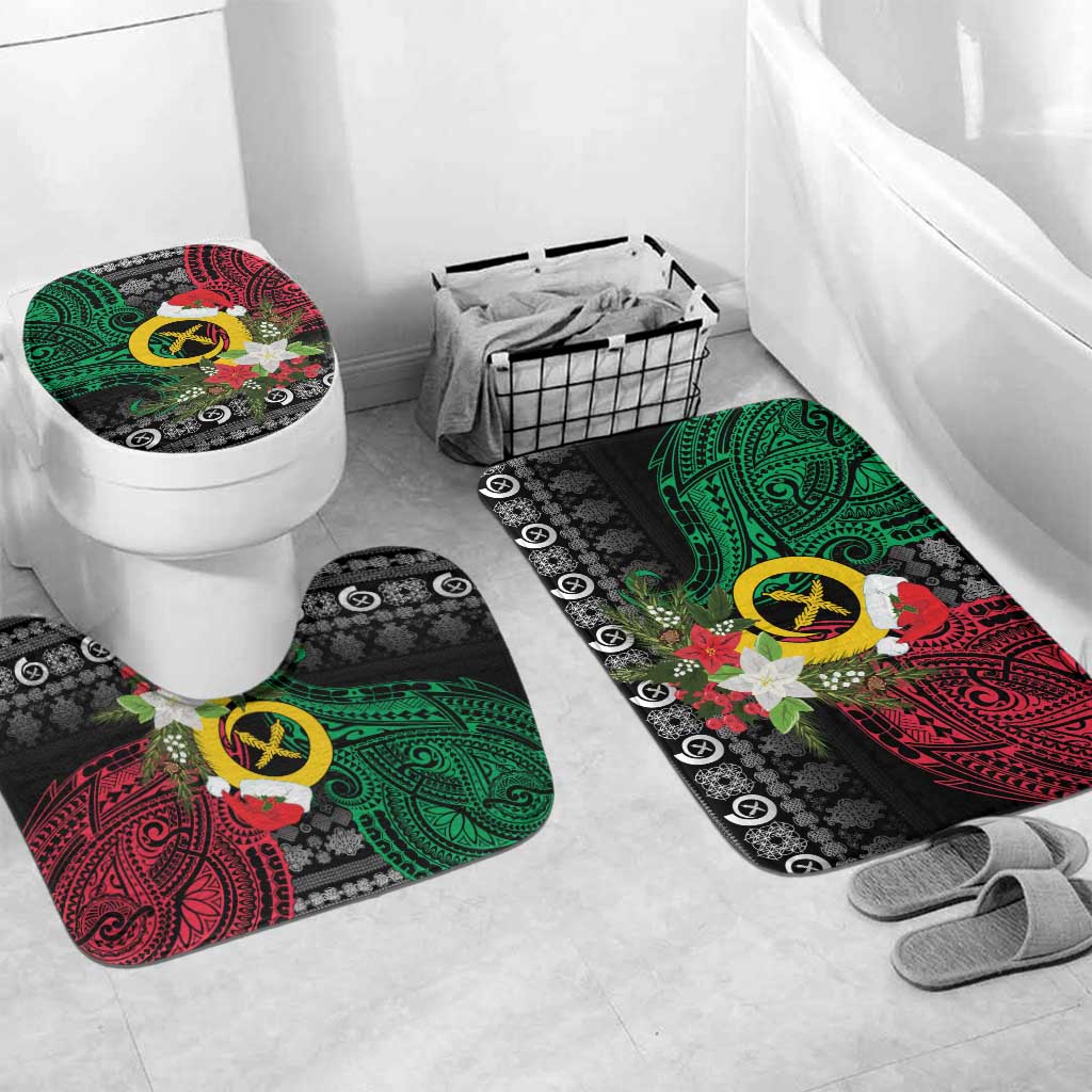 Vanuatu Pig's Tusk Meri Krismas! Bathroom Set Vanuatuan Ancient Art Spirit - Polynesian Pride