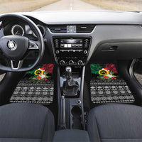Vanuatu Pig's Tusk Meri Krismas! Car Mats Vanuatuan Ancient Art Spirit - Polynesian Pride