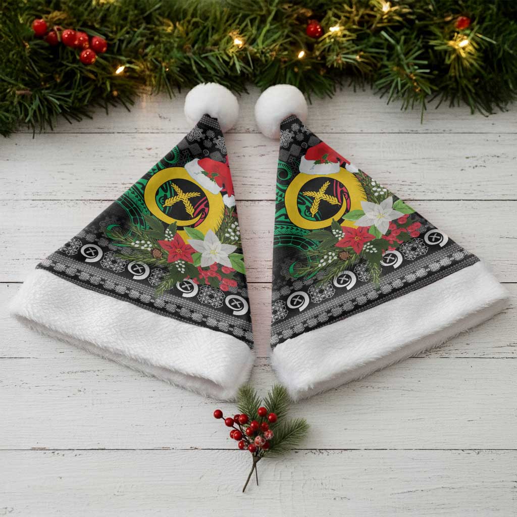 Vanuatu Pig's Tusk Meri Krismas! Christmas Santa Hat Vanuatuan Ancient Art Spirit LT9 - Polynesian Pride