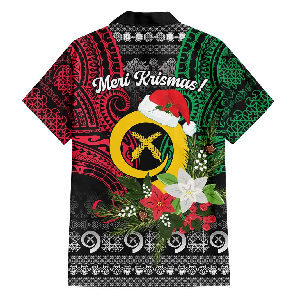 Vanuatu Pig's Tusk Meri Krismas! Family Matching Off Shoulder Short Dress and Hawaiian Shirt Vanuatuan Ancient Art Spirit LT9 - Polynesian Pride