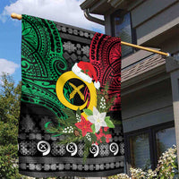 Vanuatu Pig's Tusk Meri Krismas! Garden Flag Vanuatuan Ancient Art Spirit LT9 - Polynesian Pride
