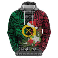 Vanuatu Pig's Tusk Meri Krismas! Hoodie Vanuatuan Ancient Art Spirit LT9 - Polynesian Pride