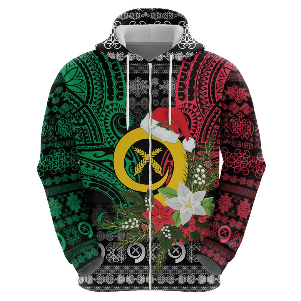 Vanuatu Pig's Tusk Meri Krismas! Hoodie Vanuatuan Ancient Art Spirit LT9 - Polynesian Pride