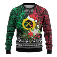 Vanuatu Pig's Tusk Meri Krismas! Ugly Christmas Sweater Vanuatuan Ancient Art Spirit LT9 - Polynesian Pride