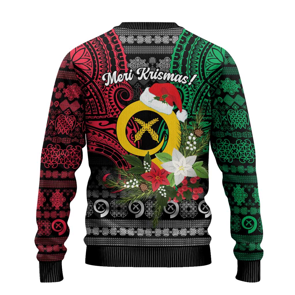 Vanuatu Pig's Tusk Meri Krismas! Ugly Christmas Sweater Vanuatuan Ancient Art Spirit LT9 - Polynesian Pride