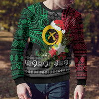 Vanuatu Pig's Tusk Meri Krismas! Ugly Christmas Sweater Vanuatuan Ancient Art Spirit LT9 - Polynesian Pride