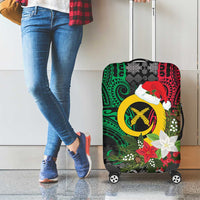 Vanuatu Pig's Tusk Meri Krismas! Luggage Cover Vanuatuan Ancient Art Spirit LT9 - Polynesian Pride