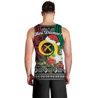 Vanuatu Pig's Tusk Meri Krismas! Men Tank Top Vanuatuan Ancient Art Spirit LT9 - Polynesian Pride