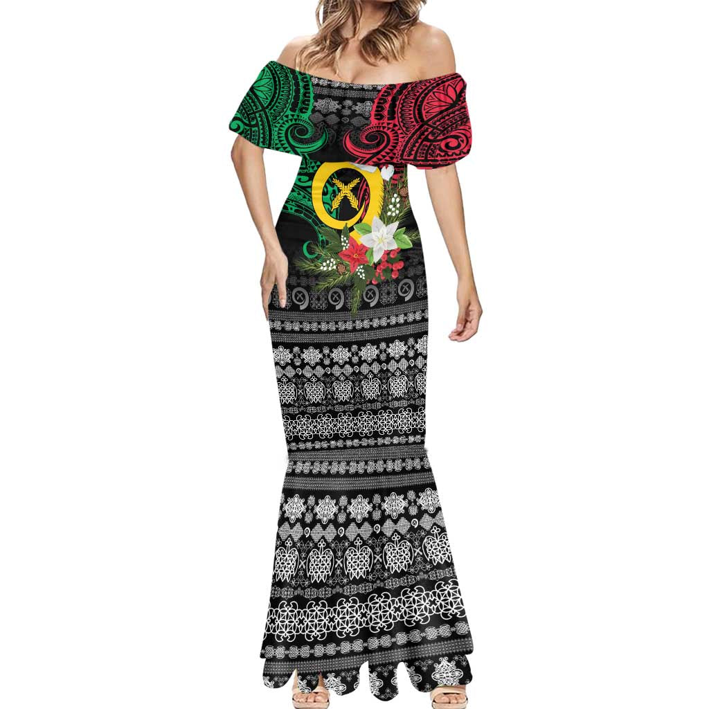 Vanuatu Pig's Tusk Meri Krismas! Mermaid Dress Vanuatuan Ancient Art Spirit LT9 - Polynesian Pride