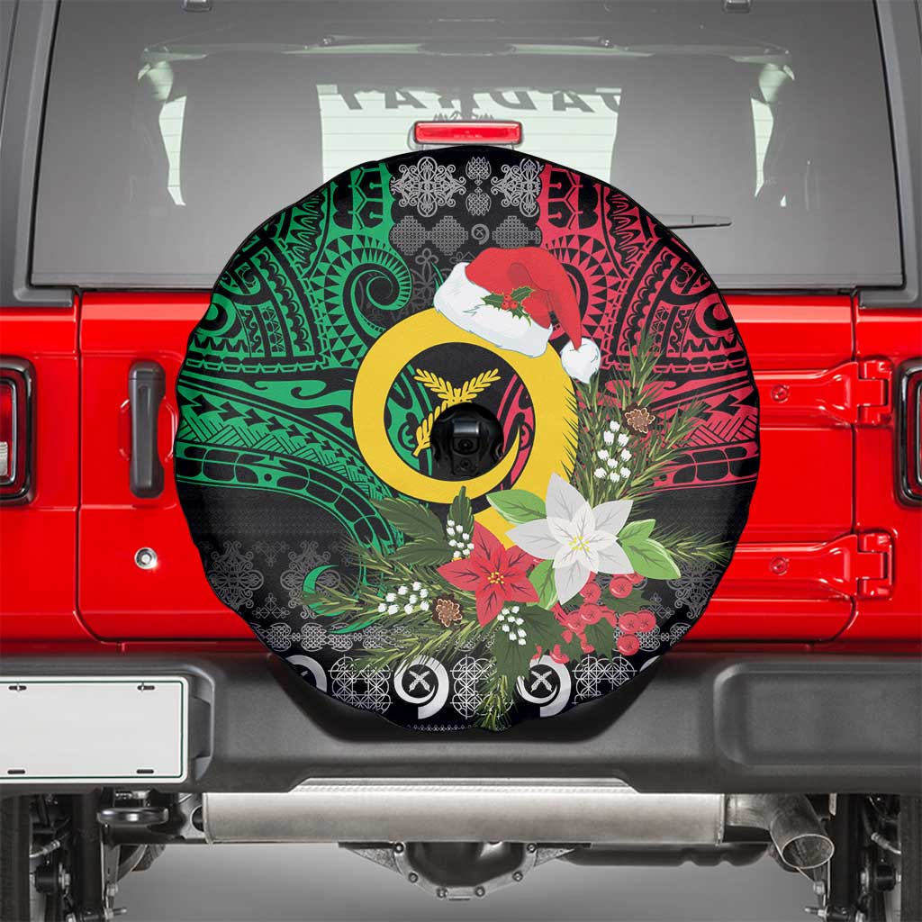 Vanuatu Pig's Tusk Meri Krismas! Spare Tire Cover Vanuatuan Ancient Art Spirit LT9 - Polynesian Pride