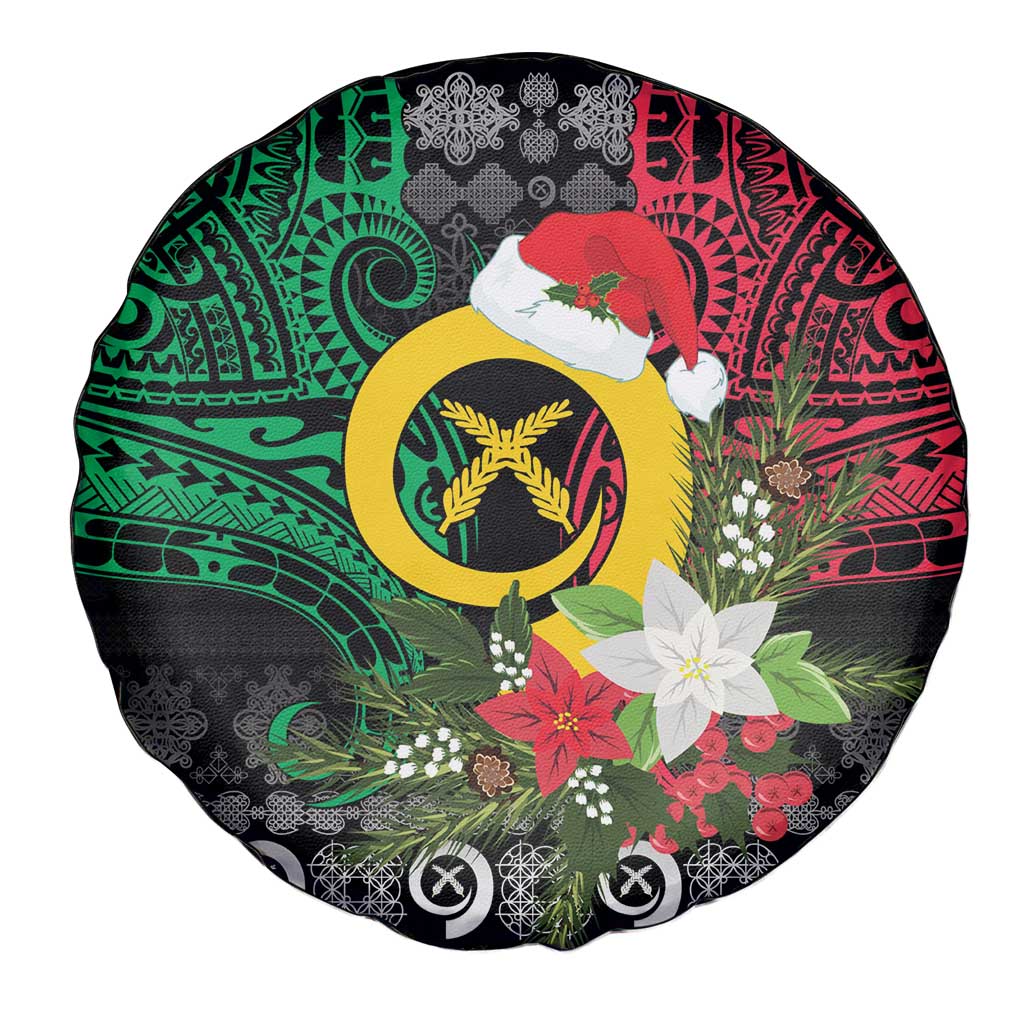 Vanuatu Pig's Tusk Meri Krismas! Spare Tire Cover Vanuatuan Ancient Art Spirit LT9 - Polynesian Pride