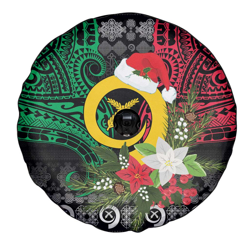 Vanuatu Pig's Tusk Meri Krismas! Spare Tire Cover Vanuatuan Ancient Art Spirit LT9 - Polynesian Pride