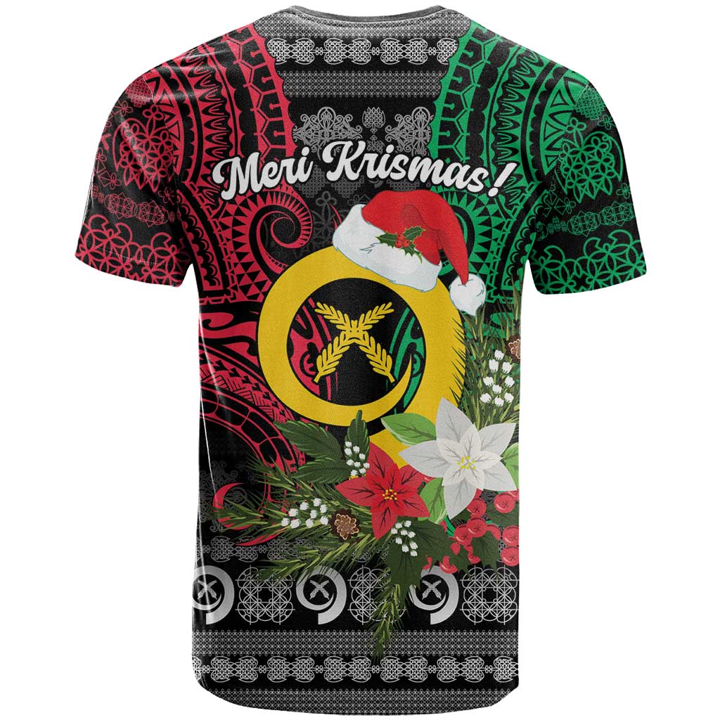 Vanuatu Pig's Tusk Meri Krismas! T Shirt Vanuatuan Ancient Art Spirit LT9 - Polynesian Pride