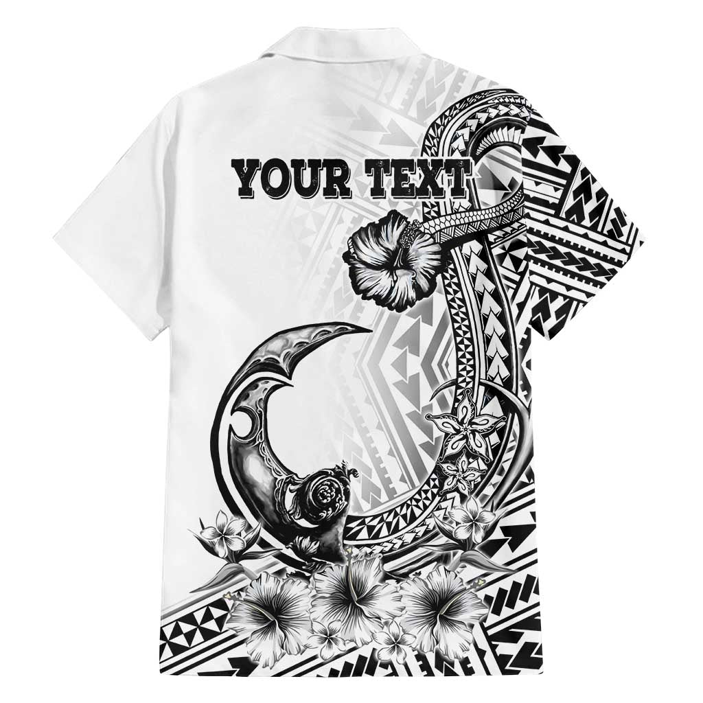 Ia Orana Tahiti Personalised Family Matching Summer Maxi Dress and Hawaiian Shirt French Polynesia Hook Tattoo Special White Color LT9 - Polynesian Pride