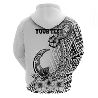 Ia Orana Tahiti Personalised Hoodie French Polynesia Hook Tattoo Special White Color LT9