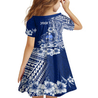 Nauru Independence Personalised Family Matching Summer Maxi Dress and Hawaiian Shirt Naoero Hook Tattoo Special Polynesian Pattern LT9 - Polynesian Pride