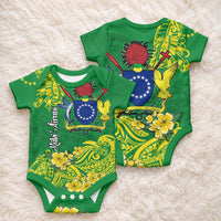 Cook Island Baby Onesie Polynesian Floral Tribal LT9 - Polynesian Pride