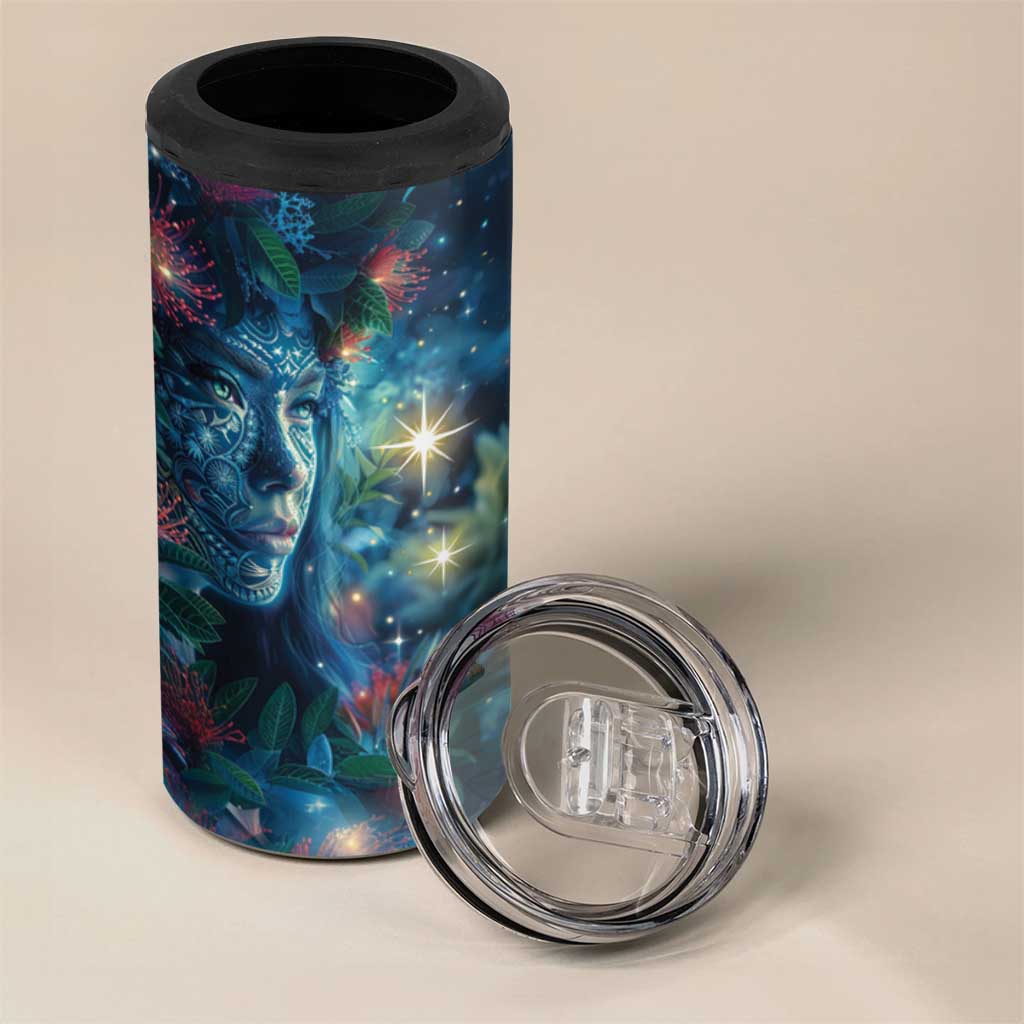 New Zealand Matariki Pohutukawa 4 in 1 Can Cooler Tumbler Te Mauri te Ora LT9 - Polynesian Pride