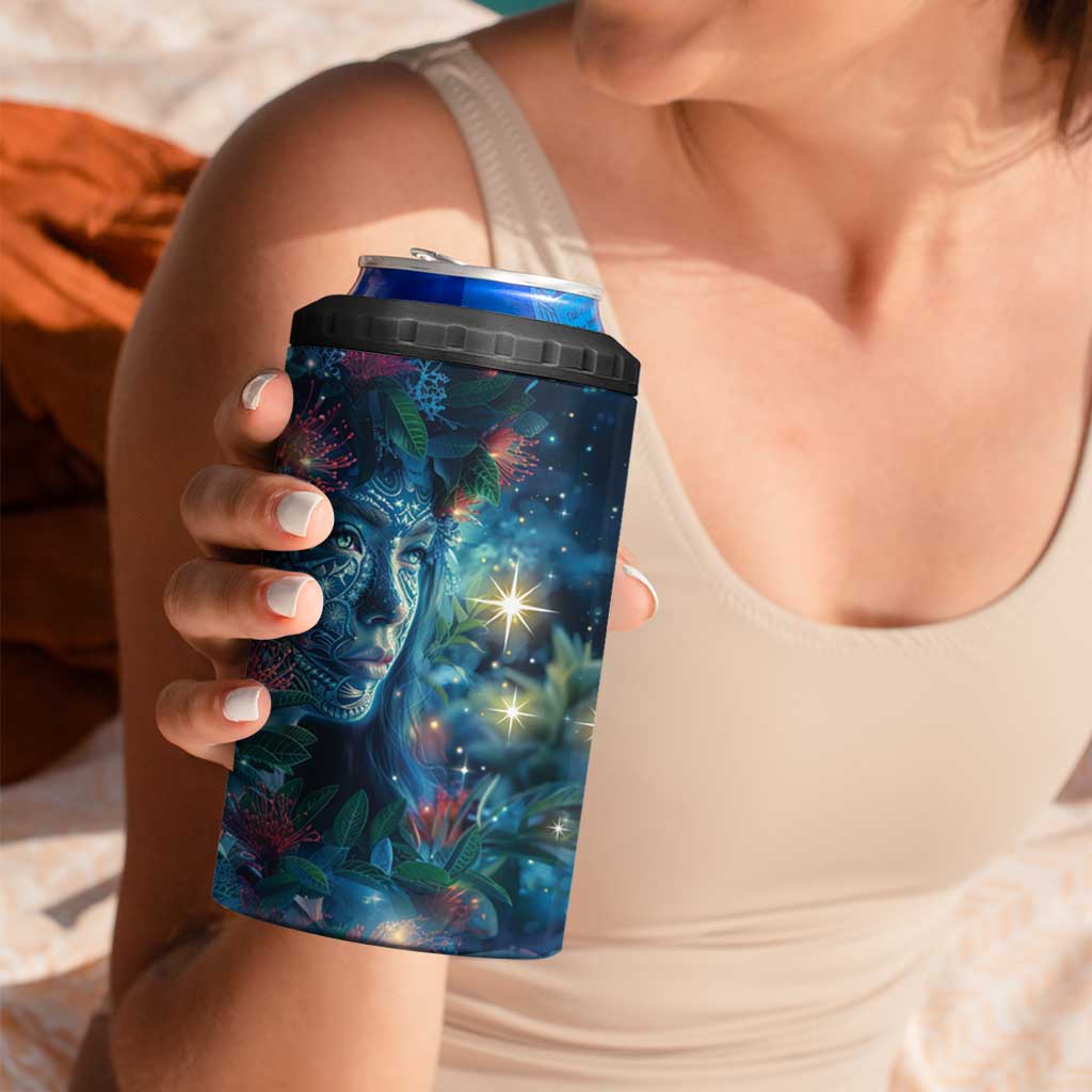 New Zealand Matariki Pohutukawa 4 in 1 Can Cooler Tumbler Te Mauri te Ora LT9 - Polynesian Pride