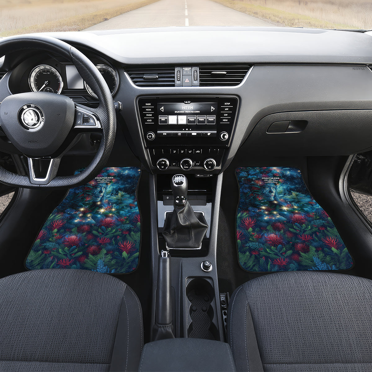 New Zealand Matariki Pohutukawa Car Mats Te Mauri te Ora