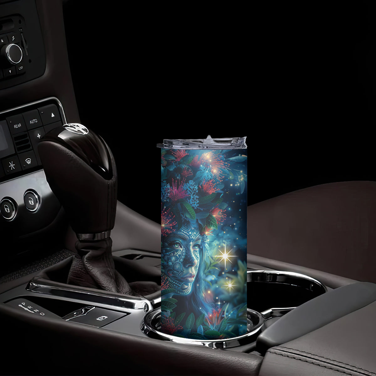 New Zealand Matariki Pohutukawa Skinny Tumbler Te Mauri te Ora LT9 - Polynesian Pride