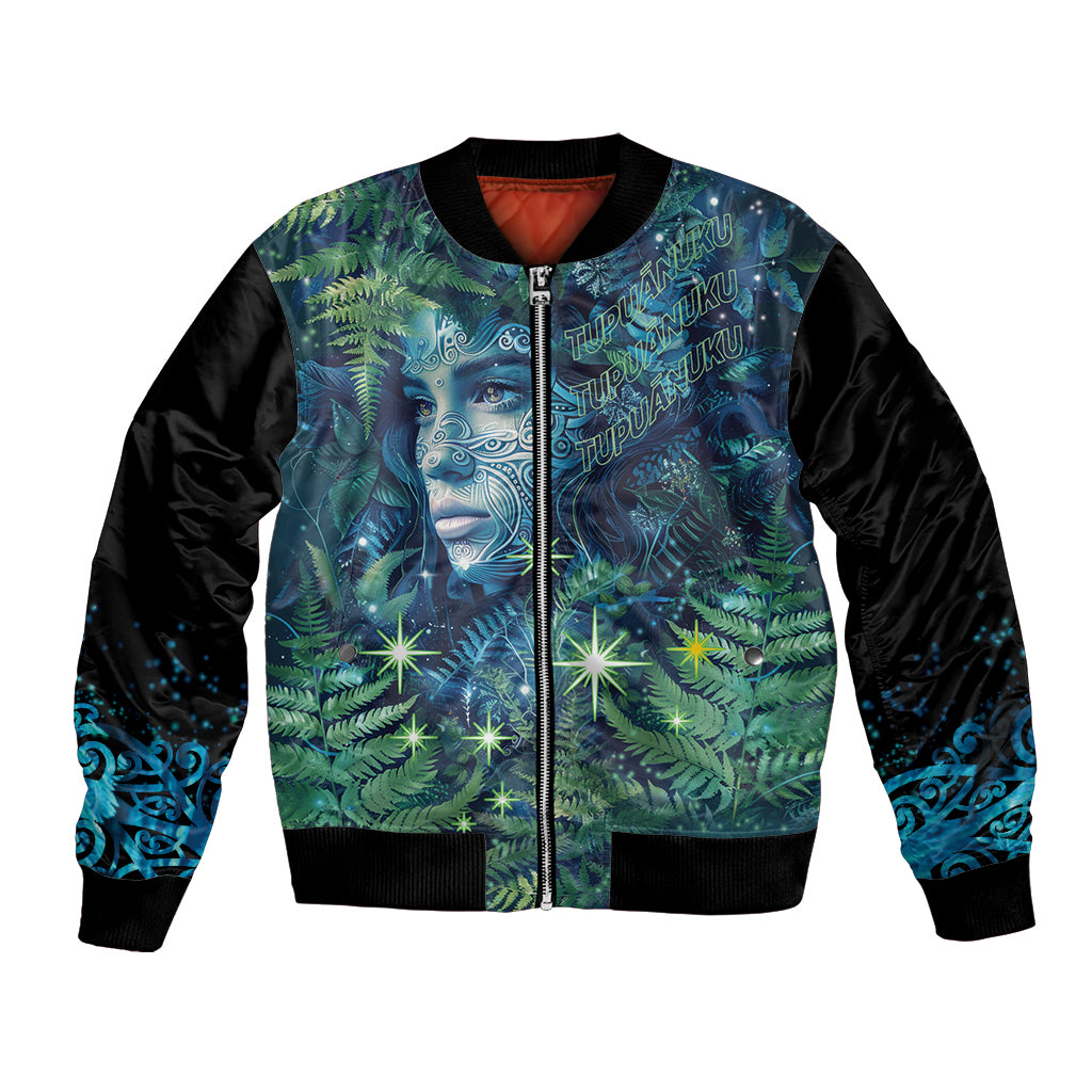 New Zealand Matariki Tupuanuku Bomber Jacket Te W o te Hauhake LT9 Unisex Art - Polynesian Pride