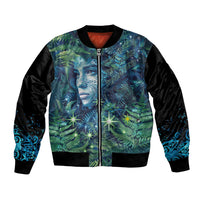 New Zealand Matariki Tupuanuku Bomber Jacket Te W o te Hauhake LT9 Unisex Art - Polynesian Pride