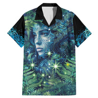 New Zealand Matariki Tupuanuku Family Matching Mermaid Dress and Hawaiian Shirt Te W o te Hauhake LT9 Dad's Shirt - Short Sleeve Art - Polynesian Pride