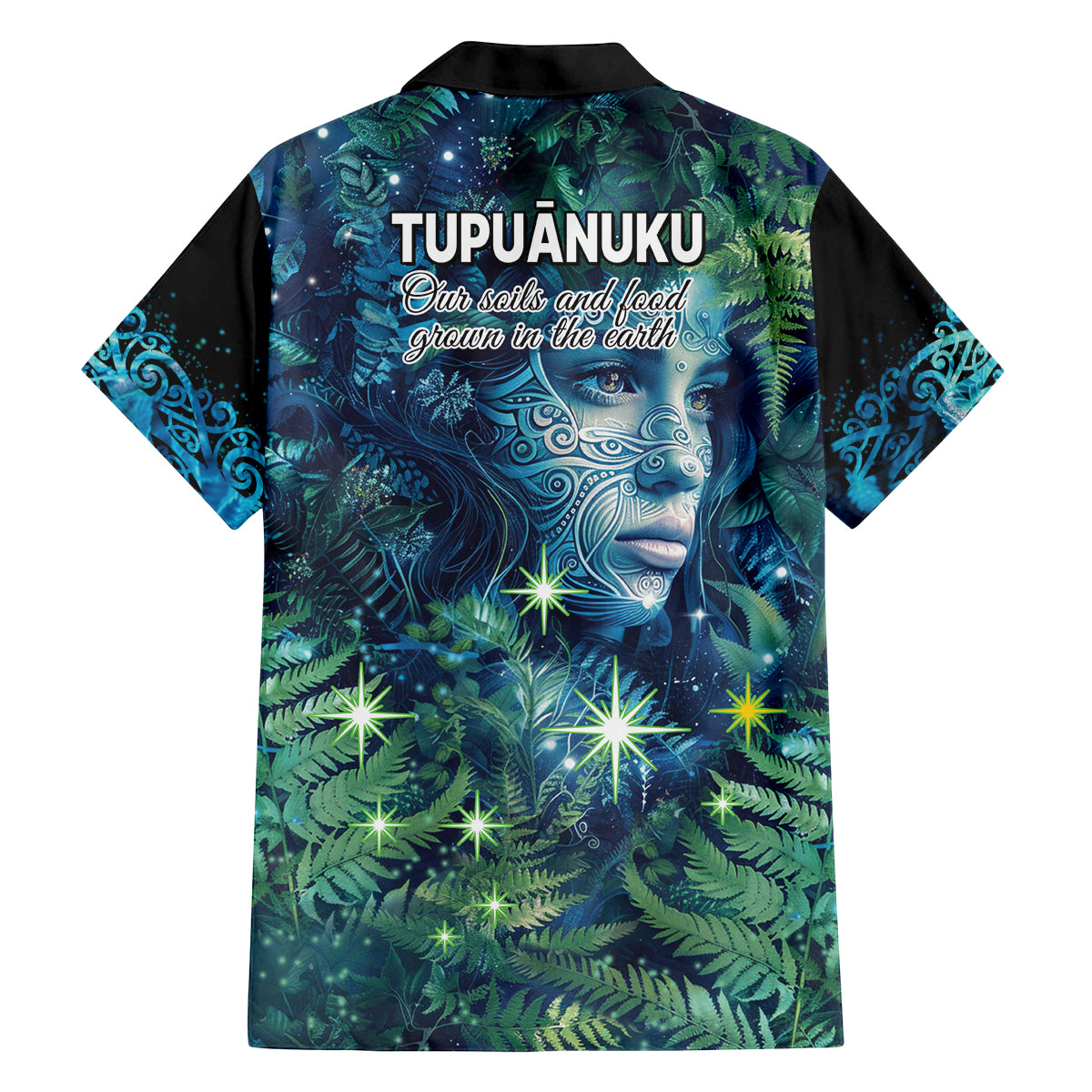 New Zealand Matariki Tupuanuku Family Matching Off Shoulder Short Dress and Hawaiian Shirt Te W o te Hauhake LT9 - Polynesian Pride