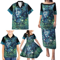 New Zealand Matariki Tupuanuku Family Matching Puletasi and Hawaiian Shirt Te W o te Hauhake LT9 - Polynesian Pride