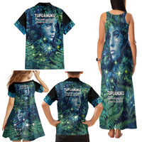 New Zealand Matariki Tupuanuku Family Matching Tank Maxi Dress and Hawaiian Shirt Te W o te Hauhake LT9 - Polynesian Pride