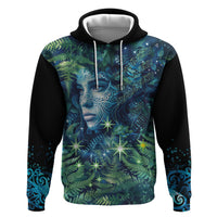 New Zealand Matariki Tupuanuku Hoodie Te W o te Hauhake LT9 Pullover Hoodie Art - Polynesian Pride