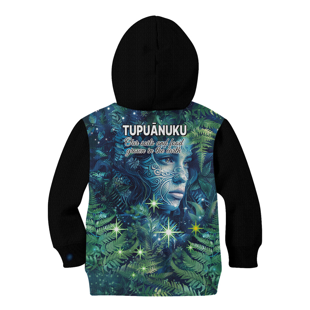 New Zealand Matariki Tupuanuku Kid Hoodie Te W o te Hauhake LT9 - Polynesian Pride
