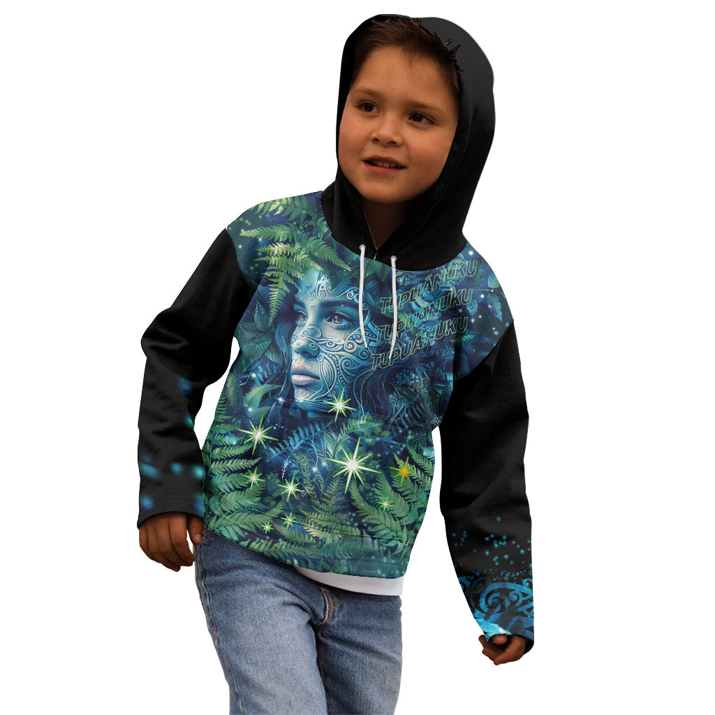 New Zealand Matariki Tupuanuku Kid Hoodie Te W o te Hauhake LT9 - Polynesian Pride