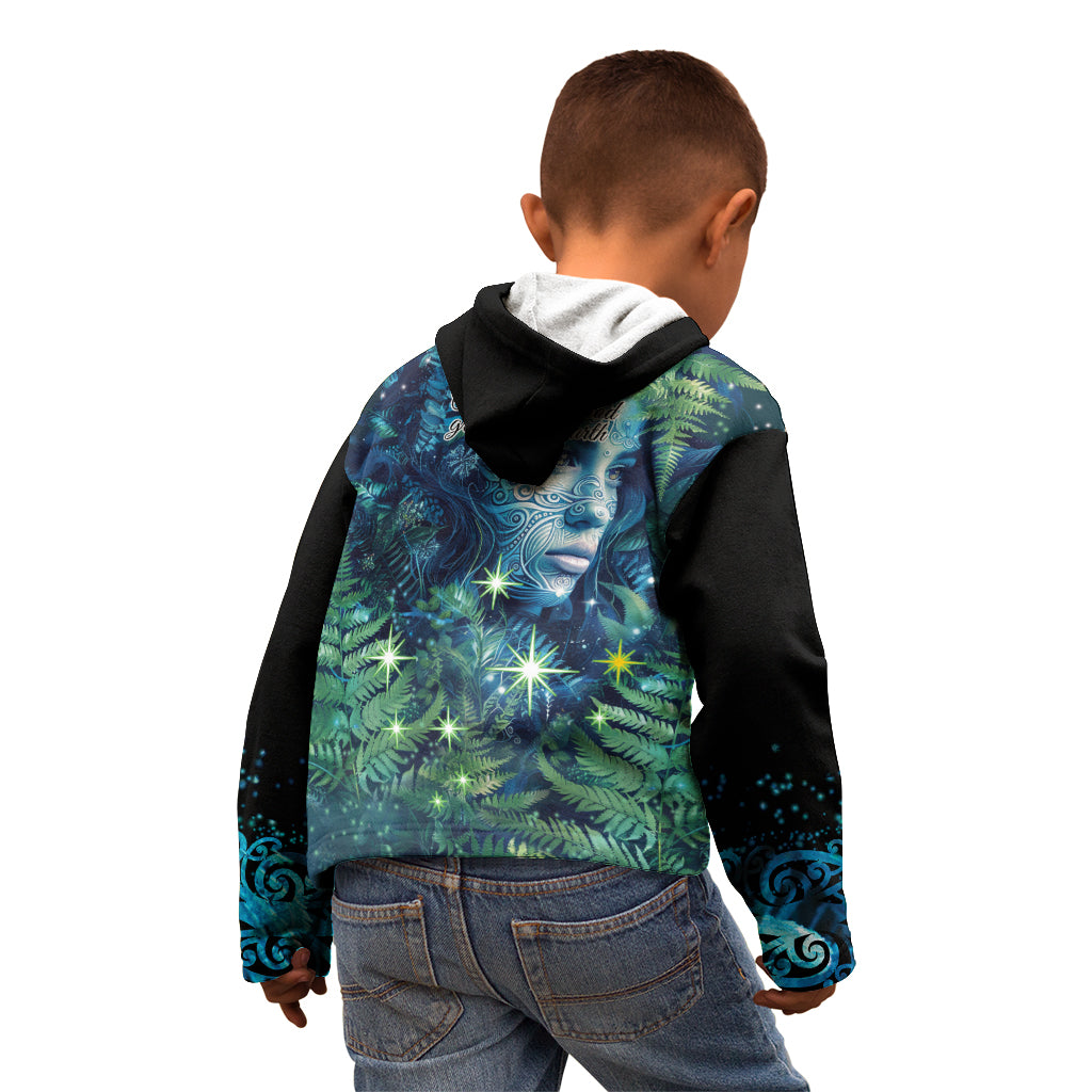 New Zealand Matariki Tupuanuku Kid Hoodie Te W o te Hauhake LT9 - Polynesian Pride