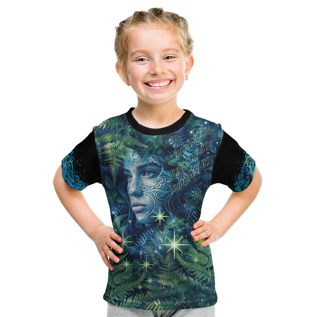 New Zealand Matariki Tupuanuku Kid T Shirt Te W o te Hauhake LT9 Art - Polynesian Pride
