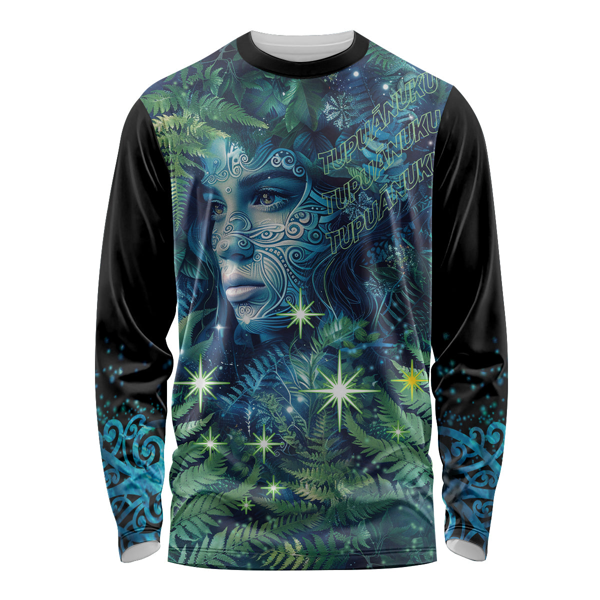 New Zealand Matariki Tupuanuku Long Sleeve Shirt Te W o te Hauhake LT9 Unisex Art - Polynesian Pride