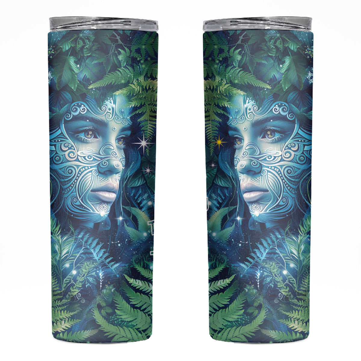 New Zealand Matariki Tupuanuku Skinny Tumbler Te W o te Hauhake LT9 Art - Polynesian Pride