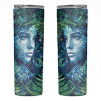 New Zealand Matariki Tupuanuku Skinny Tumbler Te W o te Hauhake LT9 Art - Polynesian Pride