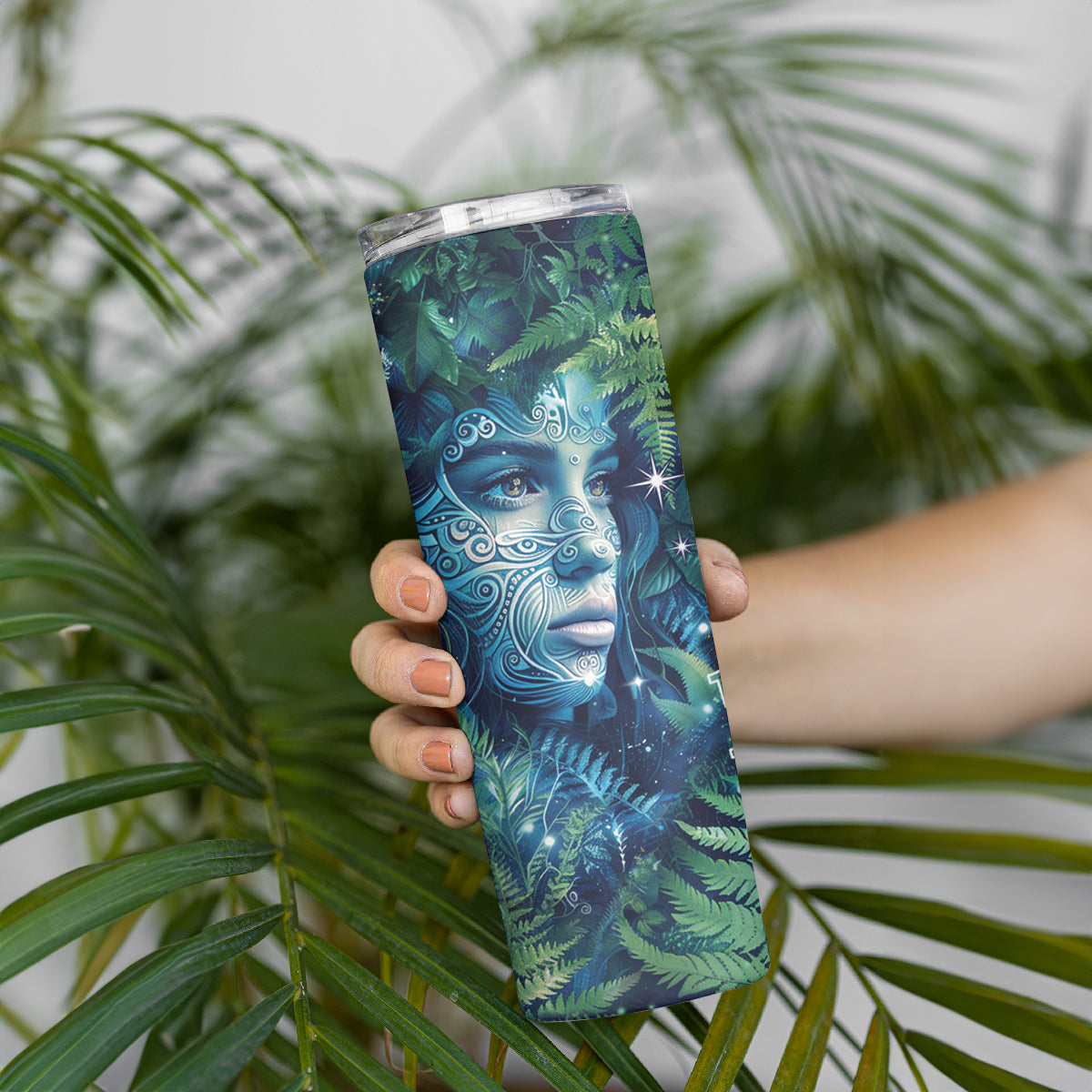 New Zealand Matariki Tupuanuku Skinny Tumbler Te W o te Hauhake LT9 - Polynesian Pride