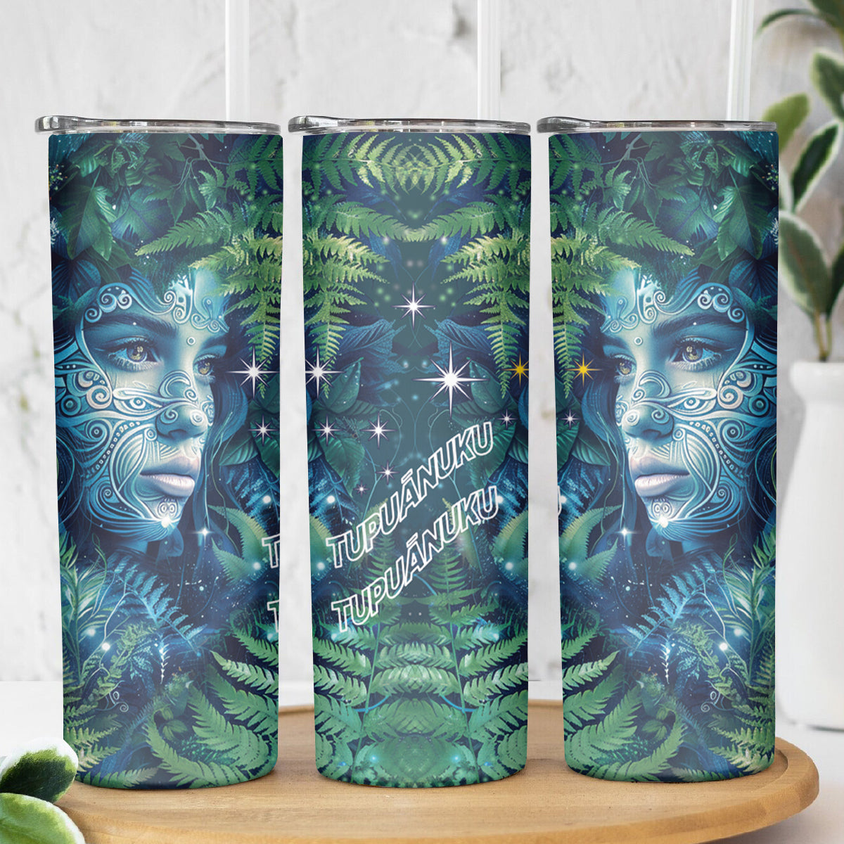 New Zealand Matariki Tupuanuku Skinny Tumbler Te W o te Hauhake LT9 - Polynesian Pride