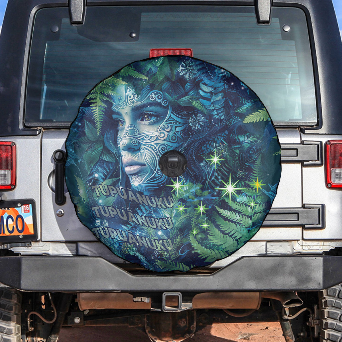 New Zealand Matariki Tupuanuku Spare Tire Cover Te W o te Hauhake LT9 Art - Polynesian Pride