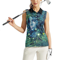 New Zealand Matariki Tupuanuku Women Sleeveless Polo Shirt Te W o te Hauhake LT9 - Polynesian Pride