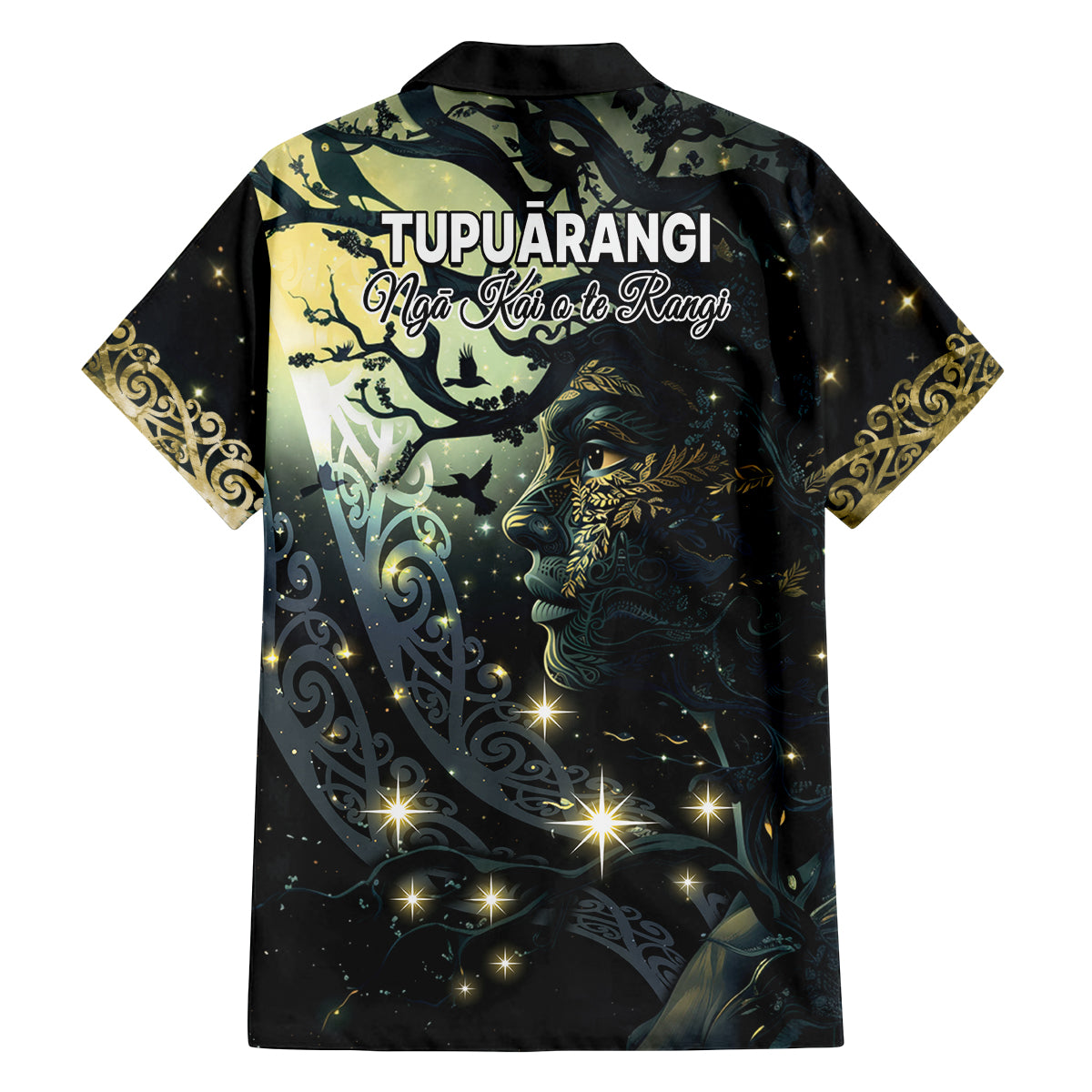New Zealand Matariki Tupuarangi Family Matching Off Shoulder Short Dress and Hawaiian Shirt Ng Kai o te Rangi LT9 - Polynesian Pride