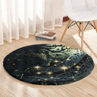 New Zealand Matariki Tupuarangi Round Carpet Ngā Kai o te Rangi