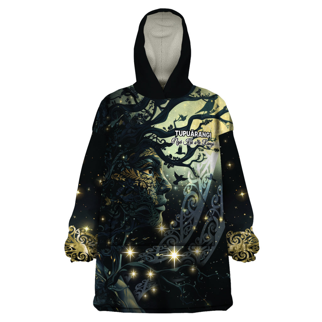 New Zealand Matariki Tupuarangi Wearable Blanket Hoodie Ng Kai o te Rangi LT9 One Size Art - Polynesian Pride