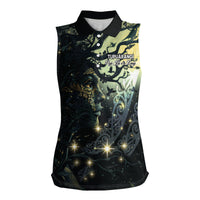 New Zealand Matariki Tupuarangi Women Sleeveless Polo Shirt Ng Kai o te Rangi LT9 Female Art - Polynesian Pride
