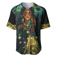 New Zealand Matariki Baseball Jersey Rongo Mori Wellbeing and Good Luck LT9 Art - Polynesian Pride