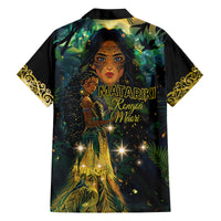 New Zealand Matariki Family Matching Summer Maxi Dress and Hawaiian Shirt Rongo Mori Wellbeing and Good Luck LT9 - Polynesian Pride